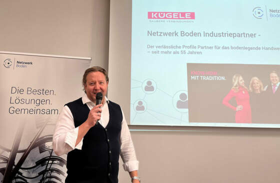 Claudius Proll, Gesellschafter des österreichischen Leisten- und Profilherstellers Kügele, bereichert das leistungsstarke Netzwerk als neuer Industriepartner mit seinem Portfolio.